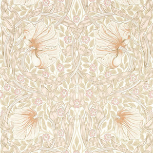 Pabertapeet_William Morris_Pimpernel_Cochineal pink