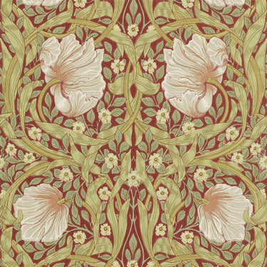 Pabertapeet_William_Morris_Pimpernel_Brick/olive