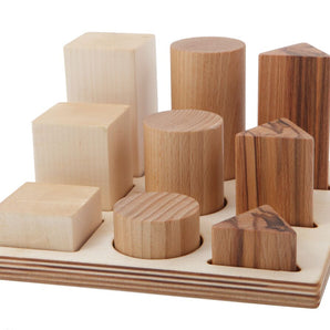 Wooden Story kujundite sorteerimise mäng XL (naturaalne)